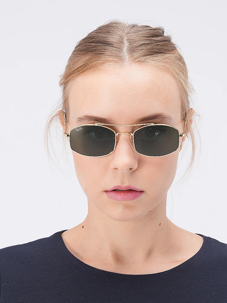 RAY BAN Lunettes de soleil RB371954 or - vue 3